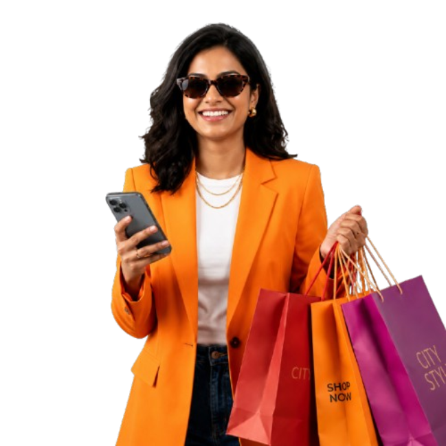 Shopping Interface Illustration